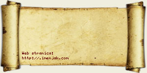 Žaklina Brošković vizit kartica